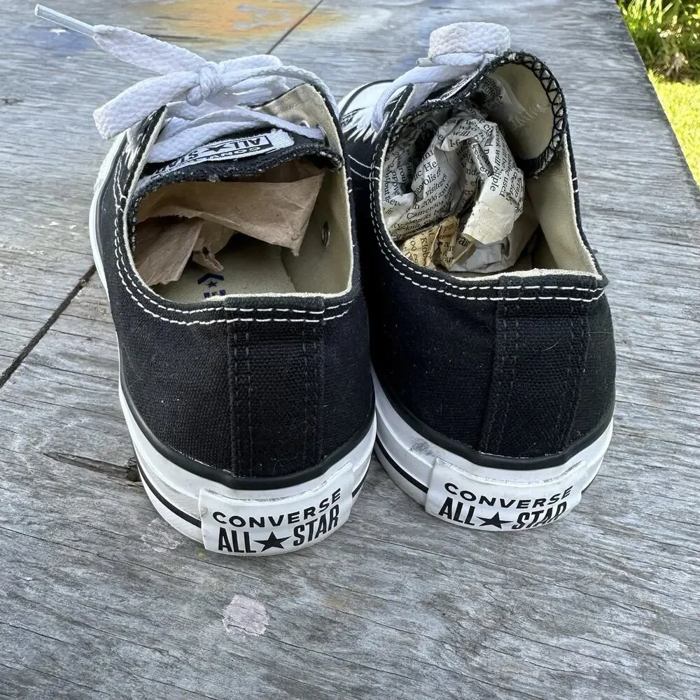 Converse Men’s 3.5 Women’s 5.5 Shoes Chuck Taylor All Star Low Top Black - BP